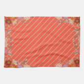 Elegant rustic floral kitchen geschirrtuch (Horizontal)