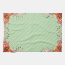 Elegant rustic floral kitchen geschirrtuch