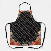Elegant rustic floral kitchen schürze (Vorderseite)