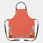 Elegant rustic floral kitchen schürze (Vorderseite)