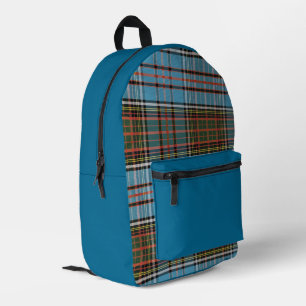 Elegant Rustic Kariert Anderson Tartan Bedruckter Rucksack