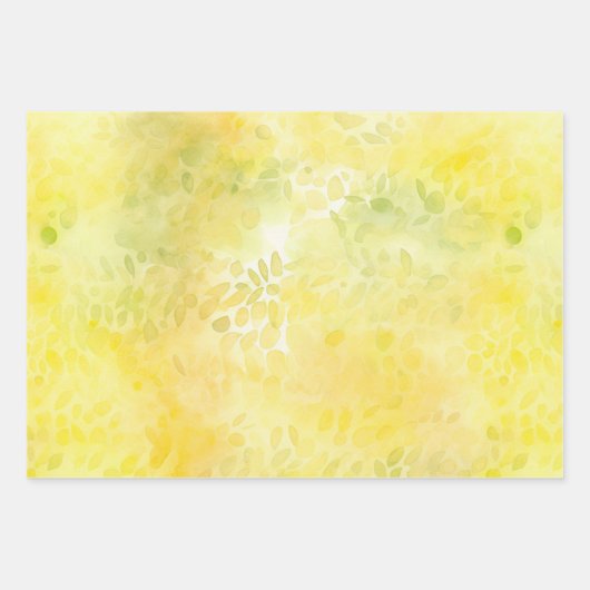 Elegant Rustic Lemon Geschenkpapier Set (Vorderseite 2)