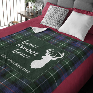 Elegant Rustic MacKenzie Kariert Tartan Fleecedecke