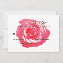 Elegant Rustic Wedding RSVP Einladung