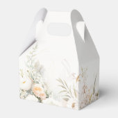 Elegant Rustic White Geschenkschachtel (Rückseite)