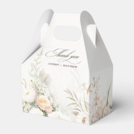 Elegant Rustic White Geschenkschachtel