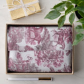 Elegant Rustikal Magenta Ristorante della Carrà Seidenpapier (Geschenk)