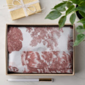 Elegant Rustikal Rote Pferde Land Toile Seidenpapier (Geschenk)