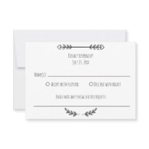 Elegant rustikal schlicht Schwarz & Weiß Minimalis