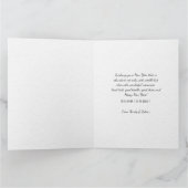 Elegant Ruyi 如 意 Chinesisches Neujahr 2025 Karte (Innenseite)