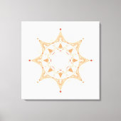 Elegant Sacred Mandala Art | Boho Spiritual  Leinwanddruck (Vorderseite)