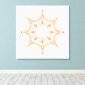 Elegant Sacred Mandala Art | Boho Spiritual  Leinwanddruck (Insitu (Holzboden))