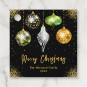 Elegant Safari Theme Ornament Christmas Geschenkanhänger (Vorderseite)