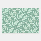 Elegant Sage Eucalyptus Geschenkpapier Set (Vorderseite 3)