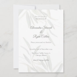 Elegant Sage Green Botanical Wedding Invitation Einladung