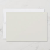 Elegant & sage green Bridesman Vorschlagskarte Einladung (Rückseite)