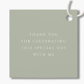 Elegant Sage Green Cross Boy Erste Kommune Geschenkanhänger