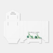 Elegant Sage Green Eucalyptus Foliage Wedding Geschenkschachtel (Ungefaltet)