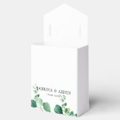 Elegant Sage Green Eucalyptus Foliage Wedding Geschenkschachtel (Geöffnet)