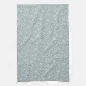 Elegant Sage Green Floral Kitchen Towel Geschirrtuch (Vertikal)