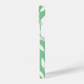 “Elegant Sage Green Leaf Phone Case with Trendy iPhone Hülle (Linke Seite)
