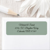 Elegant Sage Green Return Address (Insitu)
