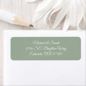 Elegant Sage Green Return Address (Insitu)