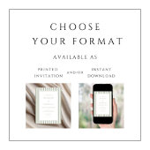 Elegant Sage Green Stripes Wedding Einladung
