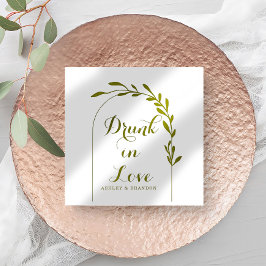 Elegant Sage Green Wedding Napkins Serviette