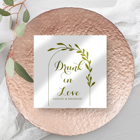 Elegant Sage Green Wedding Napkins Serviette