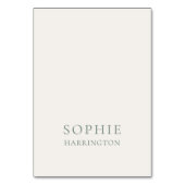 Elegant Sage Green Wedding Place Card Tischnummer (Vorderseite)
