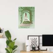 Elegant Sage Greenery Bridal Shower Welcome Sign Poster (Heimbüro)