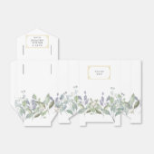 Elegant Sage Lilac Greenery Brautparty Geschenkschachtel (Ungefaltet)