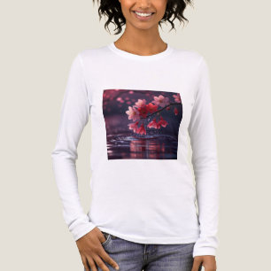 Elegant Sakura Blossom Phone Case - Dreamy Japanes Tri-Blend Shirt