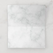 Elegant Sakura Cherry Blossom Hochzeit aus rosafar Platzkarte (Innenseite Aufgefaltet)