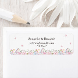 Elegant Sakura Cherry Blossom Wedding Address
