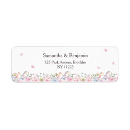 Elegant Sakura Cherry Blossom Wedding Address