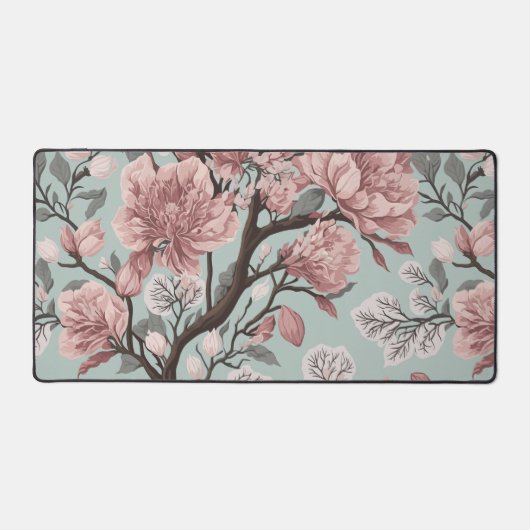 Elegant Sakura Kirchenbröckchen Blossom Inspiriert Schreibtischunterlage (Vorderseite)