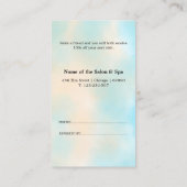 Elegant Salon & Spa Referral Card (Rückseite)