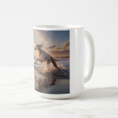 Elegant Saluki Coffee Tasse (VorderseiteRechts)