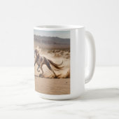 Elegant Saluki Coffee Tasse (VorderseiteRechts)