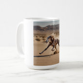 Elegant Saluki Coffee Tasse (Vorderseite Links)