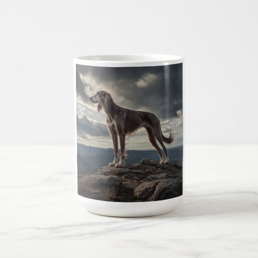 Elegant Saluki Coffee Tasse (Mittel)