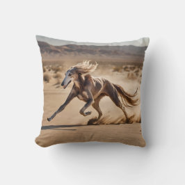 Elegant Saluki Throw Kissen
