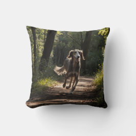 Elegant Saluki Throw Kissen