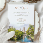 Elegant San Antonio, Texas Rett-the-Date Einladung
