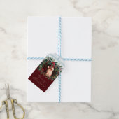 Elegant Santa Clause Gift Tag Geschenkanhänger (Mit Garn)