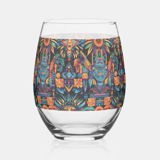 Elegant Sapphire "Epochal Symmetry" Solo Wine Glas