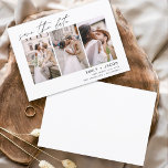 Elegant Save the Date 3 Foto Einladungen<br><div class="desc">Modernes und elegantes Landschaftsbild Horizontal Drei (3) Foto Save the Date Hochzeitsmagnet mit handgeschriebener Schriftzeichen. Der Save the Date einladende Magnet beinhaltet Skripttypografie und schick und schlichtes Design,  mit dem Sie Ihre individuelle Verlobung Fotografie hinzufügen können.</div>
