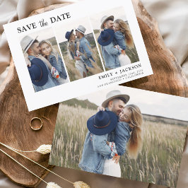Elegant Save the Date 4 Foto Einfach